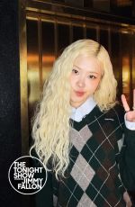 ROSE at Tonight Show Starring Jimmy Fallon in New York 12/11/2024