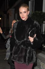ROSIE HUNTINGTON-WHITELEY Leaves Maison Estelle in London 12/17/2024