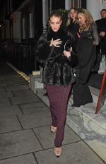 ROSIE HUNTINGTON-WHITELEY Leaves Maison Estelle in London 12/17/2024