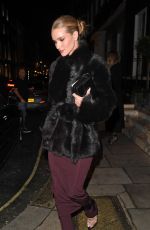 ROSIE HUNTINGTON-WHITELEY Leaves Maison Estelle in London 12/17/2024