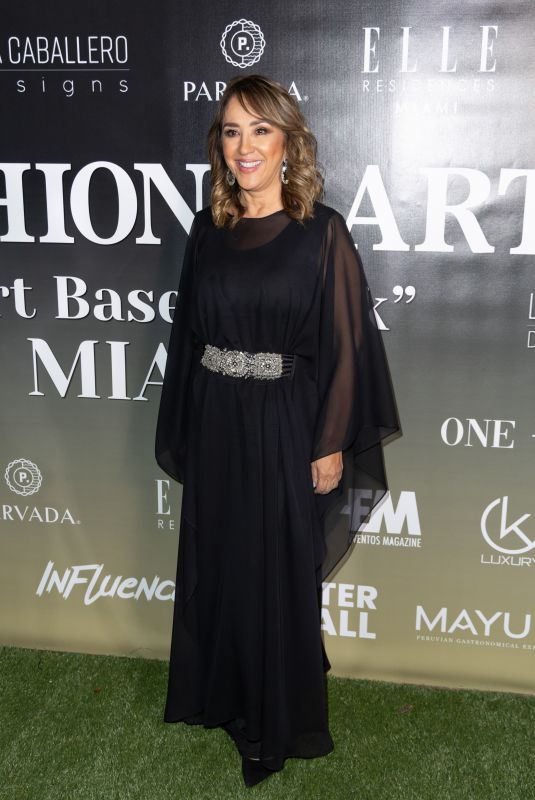 ROSITA HURTADO at Fashion & Art Miami Art Basel Week Event in Miami 12/04/2024