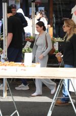 RYAN NEWMAN Out Shopping at the Farmer
