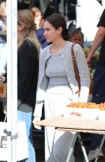 RYAN NEWMAN Out Shopping at the Farmer