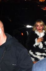 SABRINA CARPENTER Arrives at The Corner Store in New York City 12/05/2024