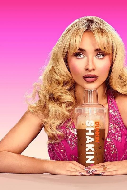SABRINA CARPENTER for Brown Sugar Shakin’ Espresso for Dunkin’ 2024