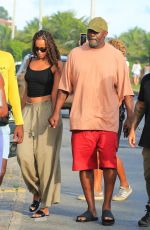 SABRINA DHOWRE and Idris ELBA at Barra da Tijuca in Rio de Janeiro 12/30/2024