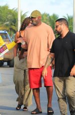 SABRINA DHOWRE and Idris ELBA at Barra da Tijuca in Rio de Janeiro 12/30/2024