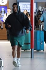 SAM KERR Arrives at Perth Airport 12/29/2024