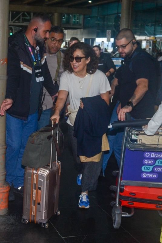 SANDRA OH Arrives in Sao Paulo 12/05/2024