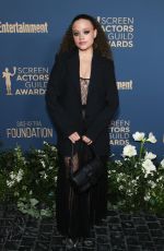 SARAH JEFFERY at 2nd Annual Screen Actor Guild Awards Season Celebration at Chateau Marmont in West Hollywood 12/12/2024