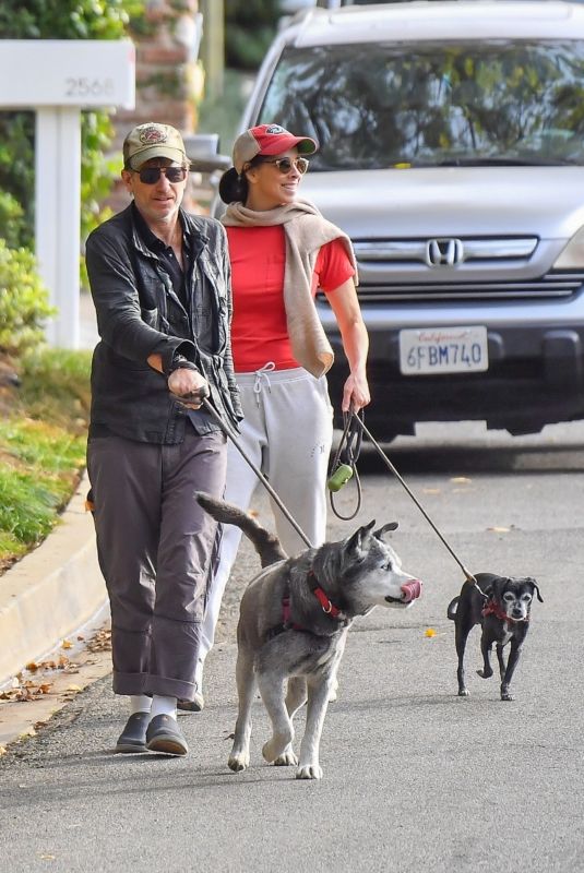 SARAH SILVERMAN and Rory Albanese Out for Morning Dog Walk in Los Angeles 12/18/2024