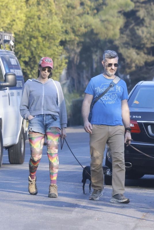 SARAH SILVERMAN and Rory Albanese Out with Their Dogs 12/30/2024