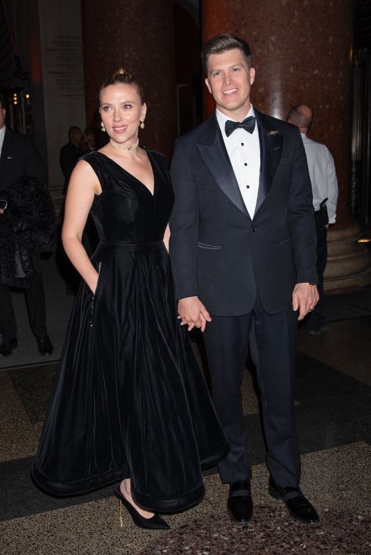 SCARLETT JOHANSSON and Colin Jost Arrives at Museum Gala in New York City 12/05/2024