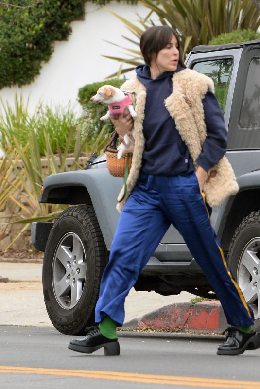 SCOUT WILLIS Out with Her Dog in Los Angeles 11/29/2024