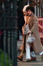 SELENA GOMEZ and Benny Blanco Out in New York 12/25/2024