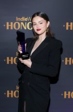 SELENA GOMEZ Receives Spotlight Award at IndieWire Honors 2024 in Los Angeles 12/05/2024