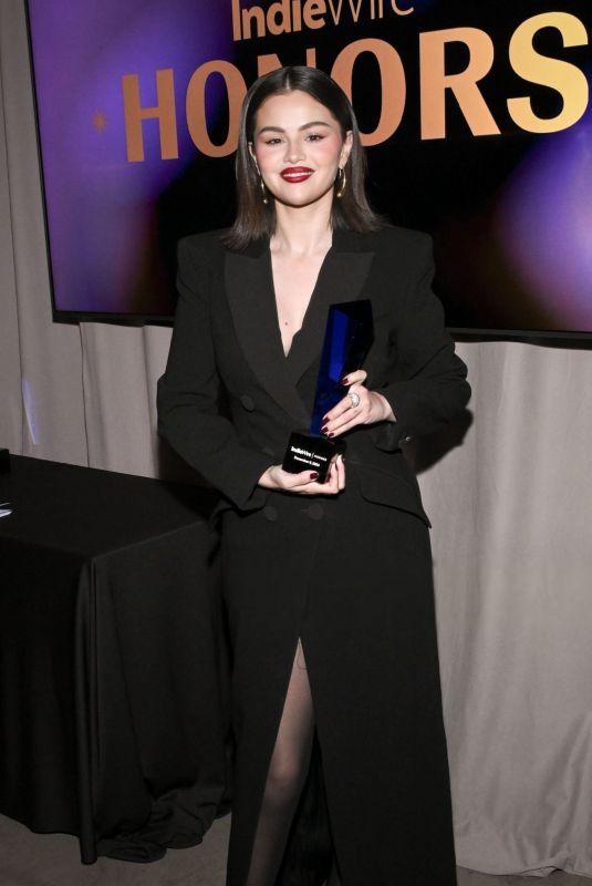 SELENA GOMEZ Receives Spotlight Award at IndieWire Honors 2024 in Los Angeles 12/05/2024