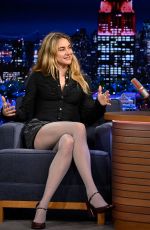 SHAILENE WOODLEY at Tonight Show Starring Jimmy Fallon 12/02/2024