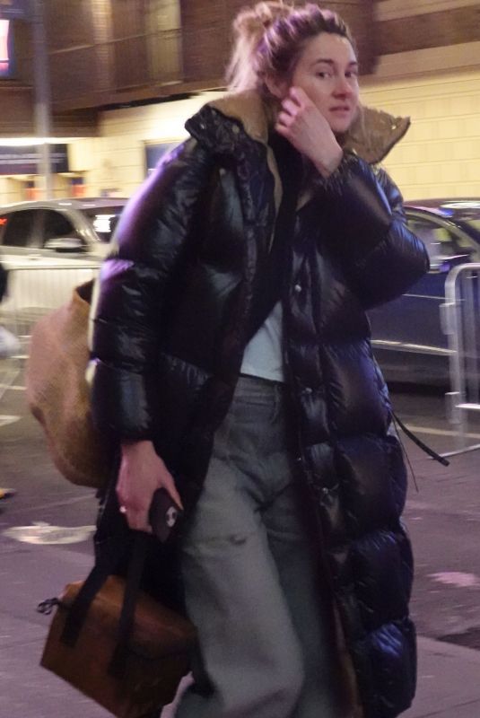 SHAILENE WOODLEY Out at Times Square in New York 12/24/2024