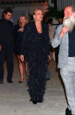 SHARON STONE Arrives at Brunello Cucinelli Diner at Chateau Marmont in West Hollywood 12/05/2024