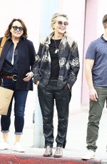 SHARON STONE Out with Friends in Beverly Hills 12/11/2024