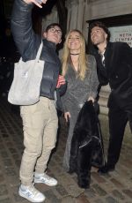 SIAN WELBY Arrives at Katy Perry Gig at Central Hall Westminster in London 12/11/2024