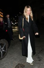 SIENNA MILLER Arrives at Candles by Candlelight Blood Cancer UK Service at St Pauls Cathedral 12/17/2024