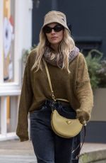 SIENNA MILLER Out for Christmas Shopping in Notting Hill 12/17/2024