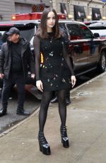 SOFIA CARSON Arrives at Good Morning America in New York 12/11/2024