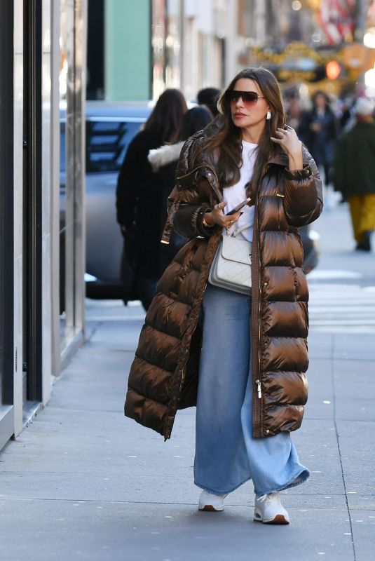 SOFIA VERGARA Out and About in New York City 12/14/2024