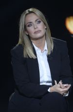 SONIA BRUGANELLI at Belve TV Show in Rome 11/28/2024