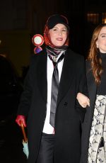 SOPHIA BUSH and ASHLYN HARRIS Out for a Romantic Dinner Date in Paris 12/14/2024