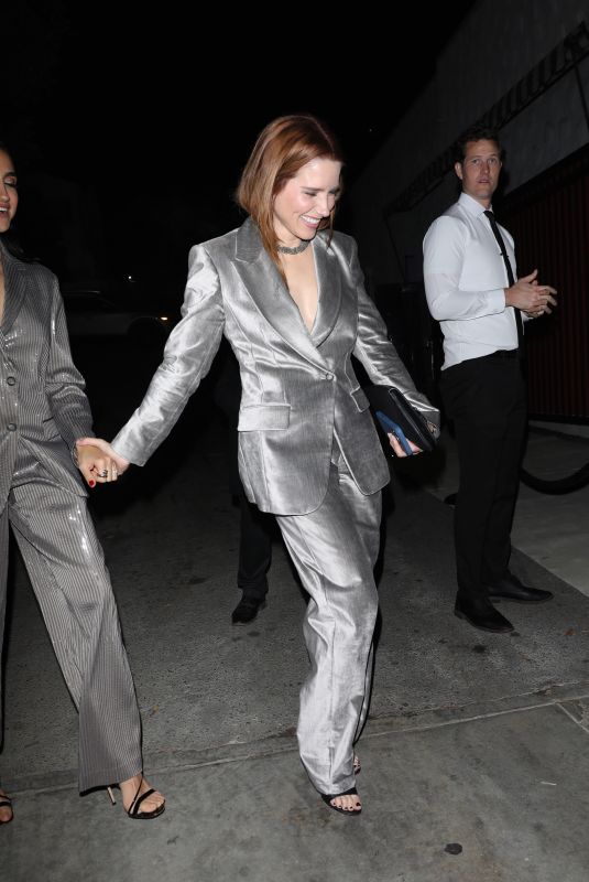 SOPHIA BUSH Shines in Silver at Chateau Marmont Hotel 12/06/2024