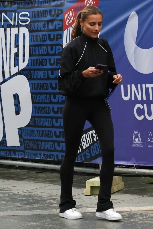 SOPHIA THOMALLA Leaves RAC Arena in Perth 12/29/2024