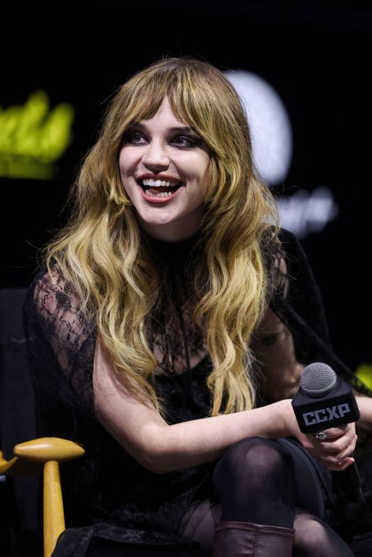 SOPHIE THATCHER at Paramount+ CCXP 2024 in Sao Paulo 12/07/2024