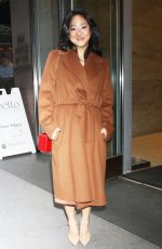 STEPHANIE HSU Leaves SiriusXM Studios in New York 12/05/2024
