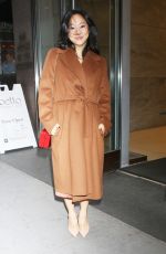 STEPHANIE HSU Leaves SiriusXM Studios in New York 12/05/2024