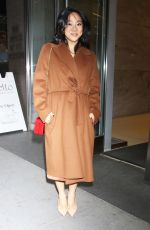 STEPHANIE HSU Leaves SiriusXM Studios in New York 12/05/2024