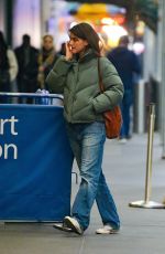 SURI CRUISE Arrives at Barrymore Theatre to Support Katie Holmes on Her Birthday 12/18/2024