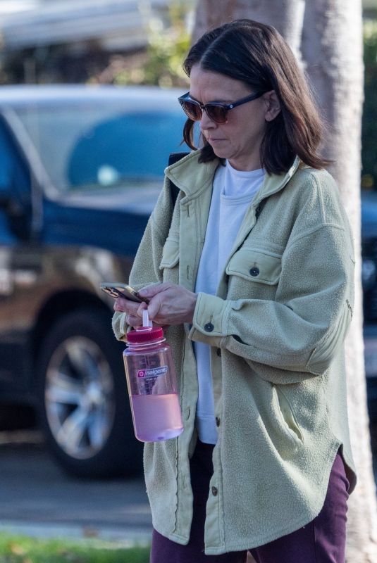 SUTTON FOSTER Leaves Pilates Class in San Fernando Valley 12/19/2024