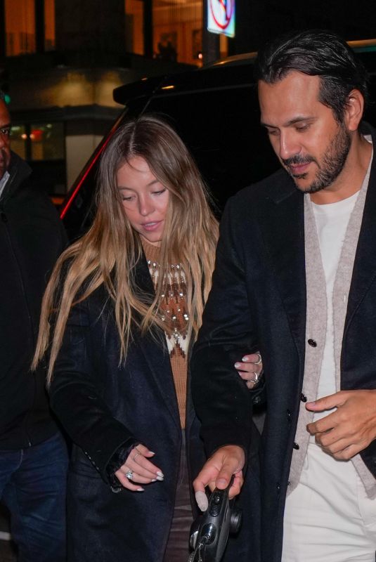 SYDNEY SWEENEY and Jonathan Davino Night Out in New York City 12/15/2024