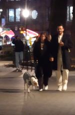 SYDNEY SWEENEY and Jonathan Davino Out with Their Dog in Madison Square Park in New York 12/15/2024