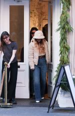 SYDNEY SWEENEY and Jonathan Davino Shopping with Friends at the LESET Store in New York 12/14/2024