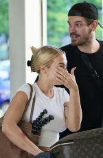 TAMMY HEMBROW and Matt Zukowski Return From Their Honeymoon in Lapland at Brisbane Airport 12/08/2024