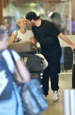 TAMMY HEMBROW and Matt Zukowski Return From Their Honeymoon in Lapland at Brisbane Airport 12/08/2024