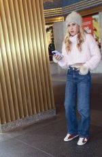TARA LIPINSKI Leaves NBC Rockefeller Studios in New York City 12/10/2024