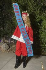 TARYN MANNING Dressed as Santa Out in Pasadena 12/26/2024