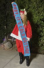 TARYN MANNING Dressed as Santa Out in Pasadena 12/26/2024