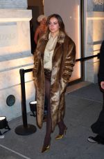 TATE MCRAE Arrives at SKIMS Flagship Grand Opening in New York 12/12/2024