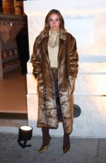 TATE MCRAE Arrives at SKIMS Flagship Grand Opening in New York 12/12/2024